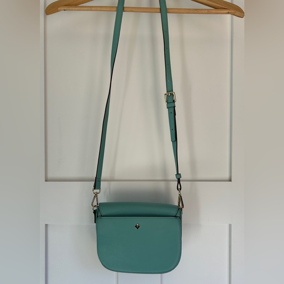 Shoulder Bag Aqua with Tassel - Picture 4 of 6